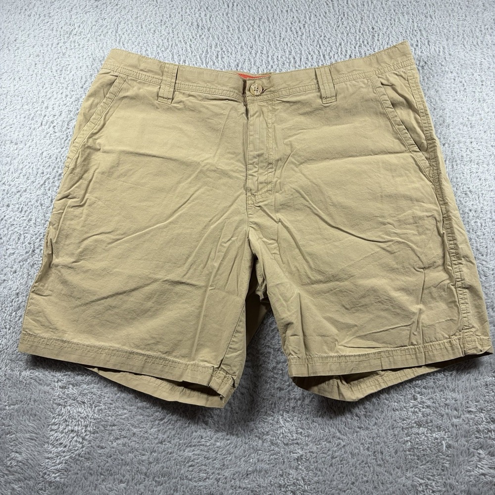 Columbia Hiking Shorts Mens 36 Beige Khaki Tan Lightweight 8" Inseam